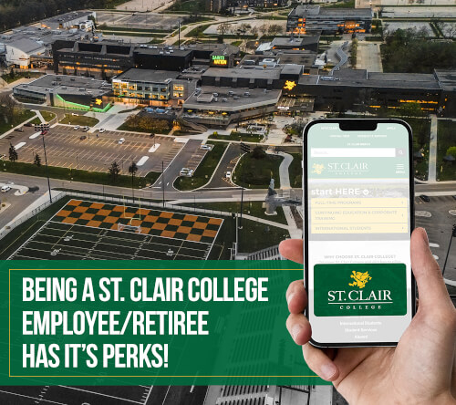 Register your St Clair College Employee Perks Membership.